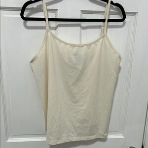 Women's Cream Spaghetti Strap Top
